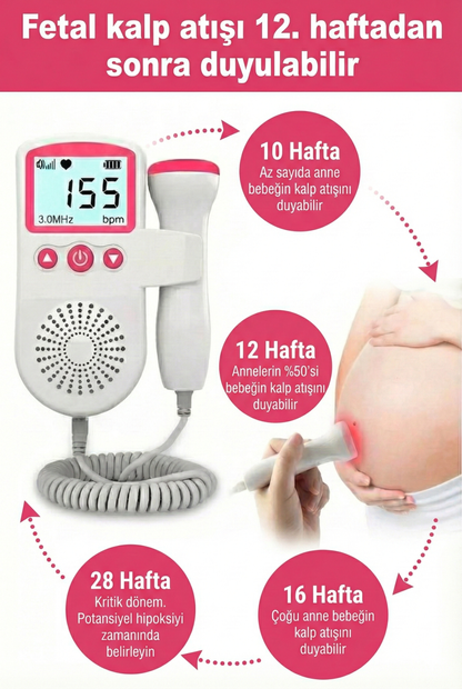 BabyHertz™ Ultrasonik Fetal Doppler